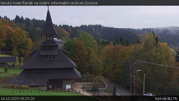 Horský hotel Čarták na Soláni - Informační centrum Zvonice - 14.10.2025 v 09:20 Horský hotel Čarták na Soláni - Informační centrum Zvonice - 14.10.2025 v 09:20