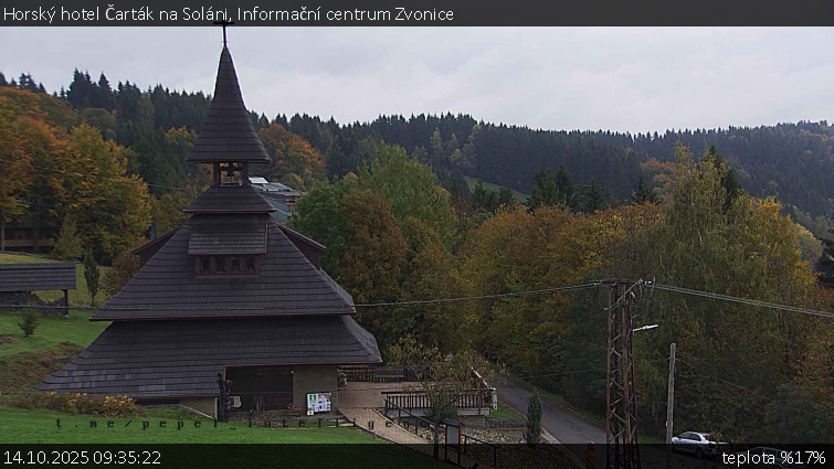 Horský hotel Čarták na Soláni - Informační centrum Zvonice - 14.10.2025 v 09:35 Horský hotel Čarták na Soláni - Informační centrum Zvonice - 14.10.2025 v 09:35