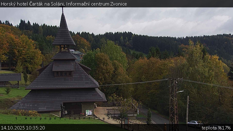 Horský hotel Čarták na Soláni - Informační centrum Zvonice - 14.10.2025 v 10:35 Horský hotel Čarták na Soláni - Informační centrum Zvonice - 14.10.2025 v 10:35