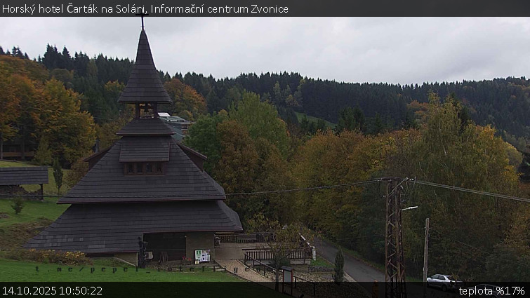Horský hotel Čarták na Soláni - Informační centrum Zvonice - 14.10.2025 v 10:50 Horský hotel Čarták na Soláni - Informační centrum Zvonice - 14.10.2025 v 10:50