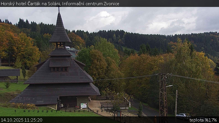 Horský hotel Čarták na Soláni - Informační centrum Zvonice - 14.10.2025 v 11:25 Horský hotel Čarták na Soláni - Informační centrum Zvonice - 14.10.2025 v 11:25