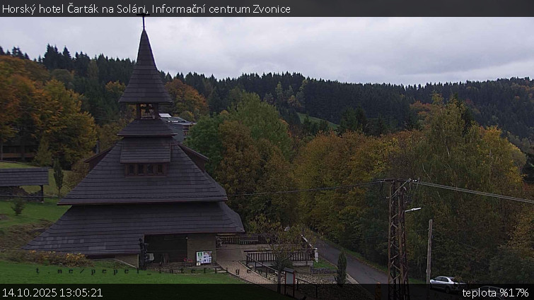 Horský hotel Čarták na Soláni - Informační centrum Zvonice - 14.10.2025 v 13:05 Horský hotel Čarták na Soláni - Informační centrum Zvonice - 14.10.2025 v 13:05