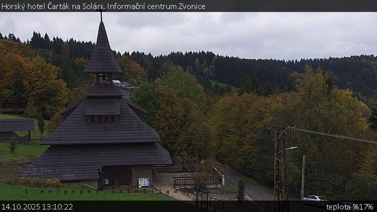 Horský hotel Čarták na Soláni - Informační centrum Zvonice - 14.10.2025 v 13:10 Horský hotel Čarták na Soláni - Informační centrum Zvonice - 14.10.2025 v 13:10
