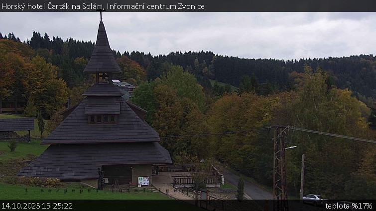 Horský hotel Čarták na Soláni - Informační centrum Zvonice - 14.10.2025 v 13:25 Horský hotel Čarták na Soláni - Informační centrum Zvonice - 14.10.2025 v 13:25