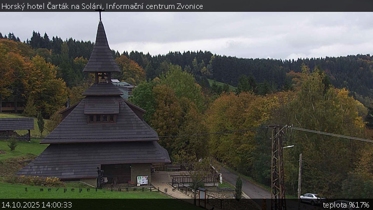 Horský hotel Čarták na Soláni - Informační centrum Zvonice - 14.10.2025 v 14:00 Horský hotel Čarták na Soláni - Informační centrum Zvonice - 14.10.2025 v 14:00