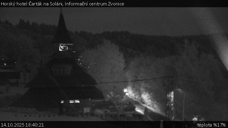 Horský hotel Čarták na Soláni - Informační centrum Zvonice - 14.10.2025 v 18:40 Horský hotel Čarták na Soláni - Informační centrum Zvonice - 14.10.2025 v 18:40