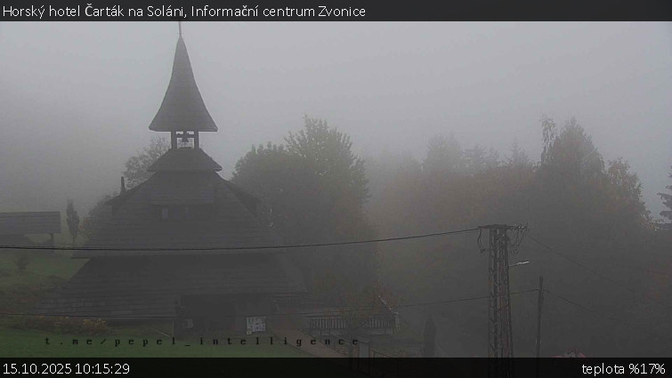 Horský hotel Čarták na Soláni - Informační centrum Zvonice - 15.10.2025 v 10:15 Horský hotel Čarták na Soláni - Informační centrum Zvonice - 15.10.2025 v 10:15