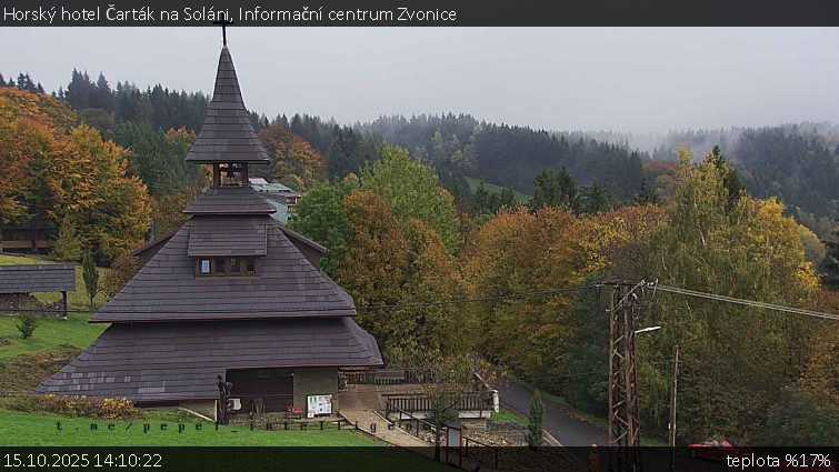 Horský hotel Čarták na Soláni - Informační centrum Zvonice - 15.10.2025 v 14:10 Horský hotel Čarták na Soláni - Informační centrum Zvonice - 15.10.2025 v 14:10