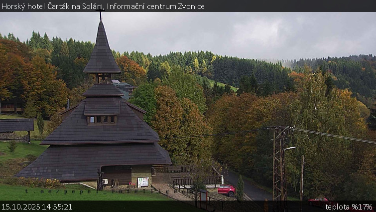 Horský hotel Čarták na Soláni - Informační centrum Zvonice - 15.10.2025 v 14:55 Horský hotel Čarták na Soláni - Informační centrum Zvonice - 15.10.2025 v 14:55