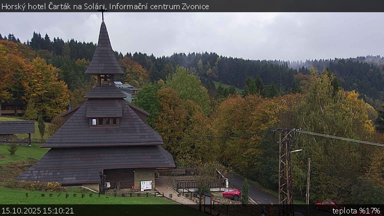 Horský hotel Čarták na Soláni - Informační centrum Zvonice - 15.10.2025 v 15:10 Horský hotel Čarták na Soláni - Informační centrum Zvonice - 15.10.2025 v 15:10