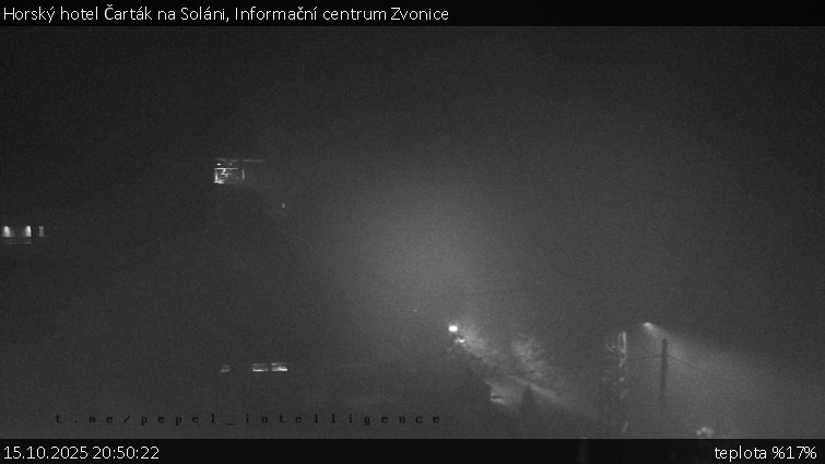Horský hotel Čarták na Soláni - Informační centrum Zvonice - 15.10.2025 v 20:50 Horský hotel Čarták na Soláni - Informační centrum Zvonice - 15.10.2025 v 20:50