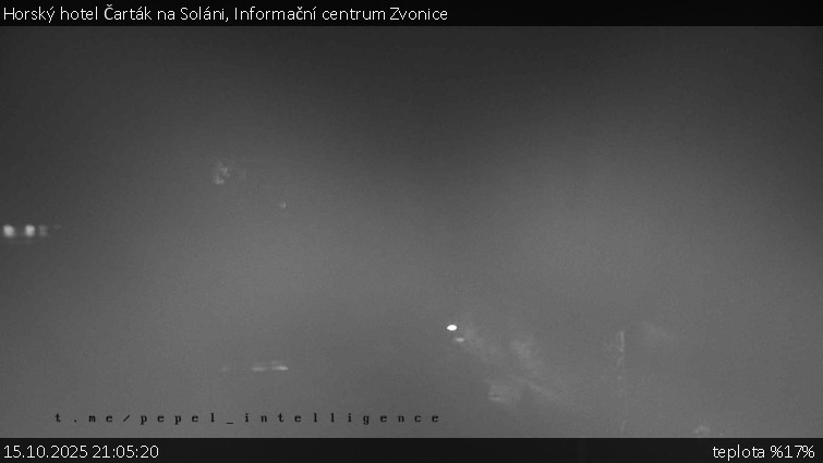 Horský hotel Čarták na Soláni - Informační centrum Zvonice - 15.10.2025 v 21:05 Horský hotel Čarták na Soláni - Informační centrum Zvonice - 15.10.2025 v 21:05