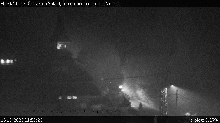 Horský hotel Čarták na Soláni - Informační centrum Zvonice - 15.10.2025 v 21:50 Horský hotel Čarták na Soláni - Informační centrum Zvonice - 15.10.2025 v 21:50