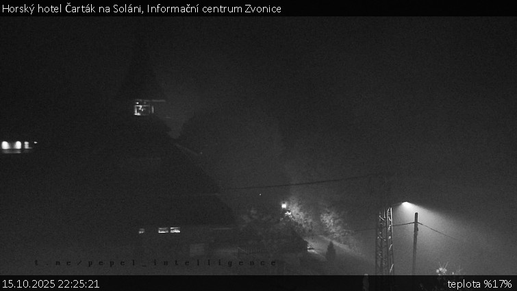 Horský hotel Čarták na Soláni - Informační centrum Zvonice - 15.10.2025 v 22:25 Horský hotel Čarták na Soláni - Informační centrum Zvonice - 15.10.2025 v 22:25