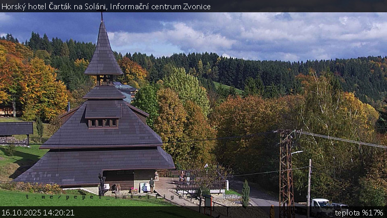 Horský hotel Čarták na Soláni - Informační centrum Zvonice - 16.10.2025 v 14:20 Horský hotel Čarták na Soláni - Informační centrum Zvonice - 16.10.2025 v 14:20
