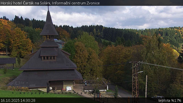 Horský hotel Čarták na Soláni - Informační centrum Zvonice - 16.10.2025 v 14:30 Horský hotel Čarták na Soláni - Informační centrum Zvonice - 16.10.2025 v 14:30
