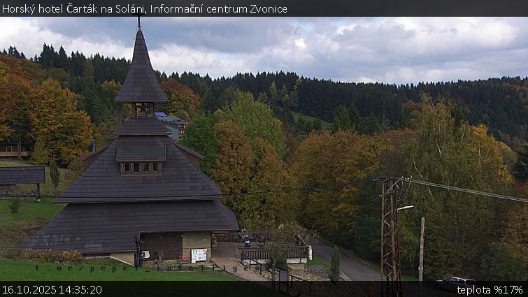Horský hotel Čarták na Soláni - Informační centrum Zvonice - 16.10.2025 v 14:35 Horský hotel Čarták na Soláni - Informační centrum Zvonice - 16.10.2025 v 14:35