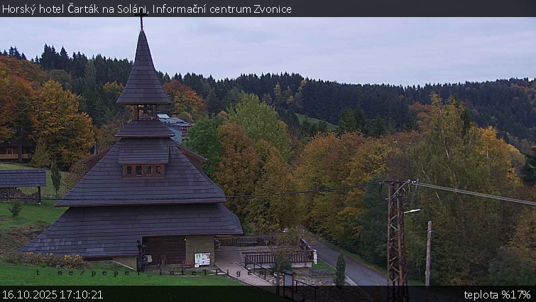 Horský hotel Čarták na Soláni - Informační centrum Zvonice - 16.10.2025 v 17:10 Horský hotel Čarták na Soláni - Informační centrum Zvonice - 16.10.2025 v 17:10