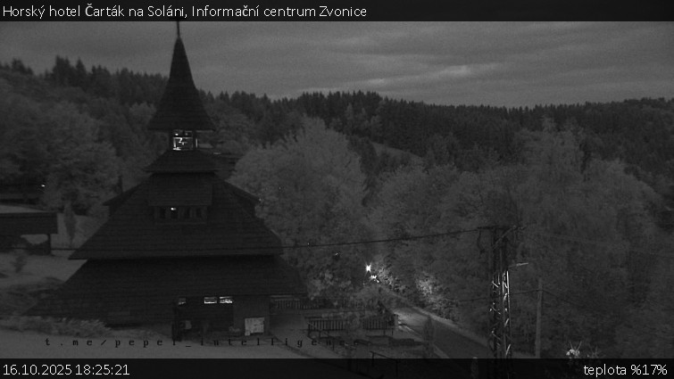 Horský hotel Čarták na Soláni - Informační centrum Zvonice - 16.10.2025 v 18:25 Horský hotel Čarták na Soláni - Informační centrum Zvonice - 16.10.2025 v 18:25