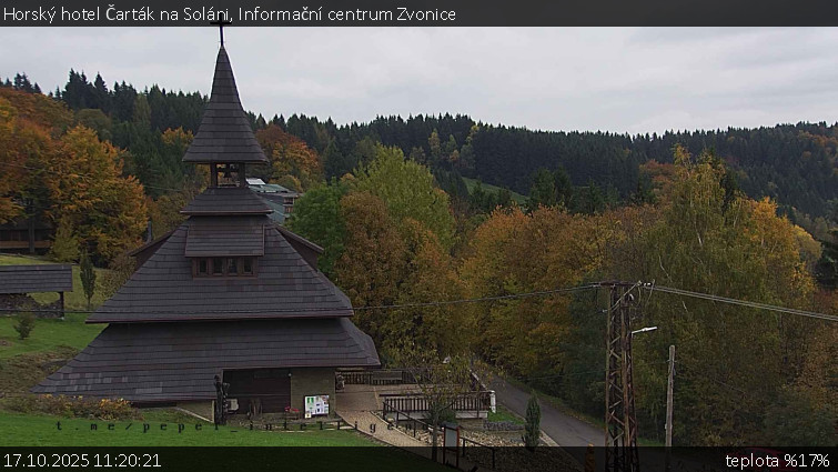 Horský hotel Čarták na Soláni - Informační centrum Zvonice - 17.10.2025 v 11:20 Horský hotel Čarták na Soláni - Informační centrum Zvonice - 17.10.2025 v 11:20