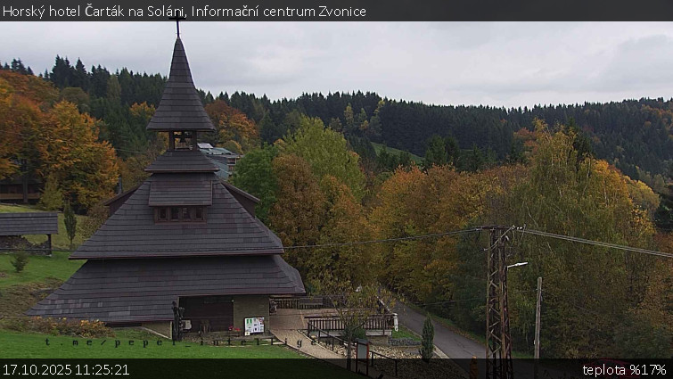 Horský hotel Čarták na Soláni - Informační centrum Zvonice - 17.10.2025 v 11:25 Horský hotel Čarták na Soláni - Informační centrum Zvonice - 17.10.2025 v 11:25