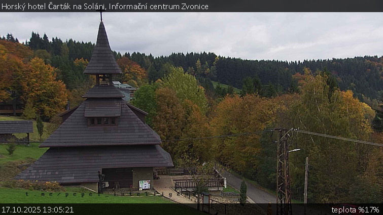 Horský hotel Čarták na Soláni - Informační centrum Zvonice - 17.10.2025 v 13:05 Horský hotel Čarták na Soláni - Informační centrum Zvonice - 17.10.2025 v 13:05