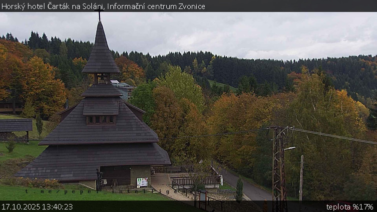 Horský hotel Čarták na Soláni - Informační centrum Zvonice - 17.10.2025 v 13:40 Horský hotel Čarták na Soláni - Informační centrum Zvonice - 17.10.2025 v 13:40