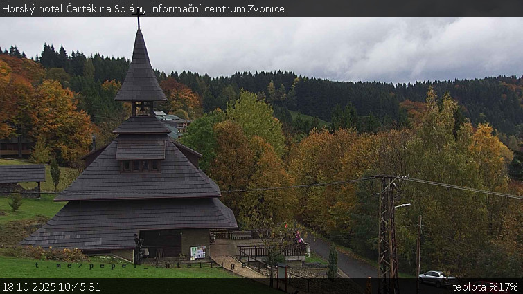 Horský hotel Čarták na Soláni - Informační centrum Zvonice - 18.10.2025 v 10:45 Horský hotel Čarták na Soláni - Informační centrum Zvonice - 18.10.2025 v 10:45