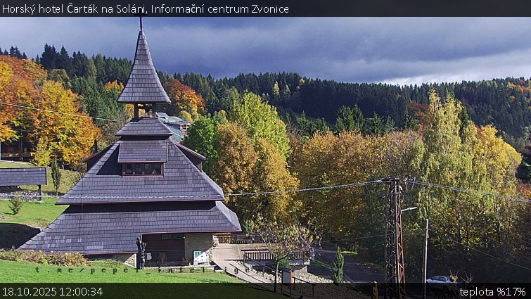 Horský hotel Čarták na Soláni - Informační centrum Zvonice - 18.10.2025 v 12:00 Horský hotel Čarták na Soláni - Informační centrum Zvonice - 18.10.2025 v 12:00