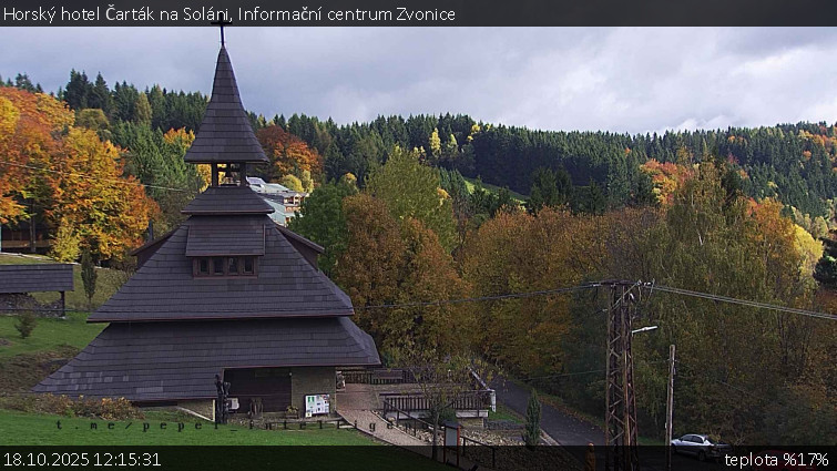 Horský hotel Čarták na Soláni - Informační centrum Zvonice - 18.10.2025 v 12:15 Horský hotel Čarták na Soláni - Informační centrum Zvonice - 18.10.2025 v 12:15