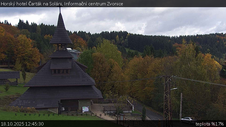 Horský hotel Čarták na Soláni - Informační centrum Zvonice - 18.10.2025 v 12:45 Horský hotel Čarták na Soláni - Informační centrum Zvonice - 18.10.2025 v 12:45