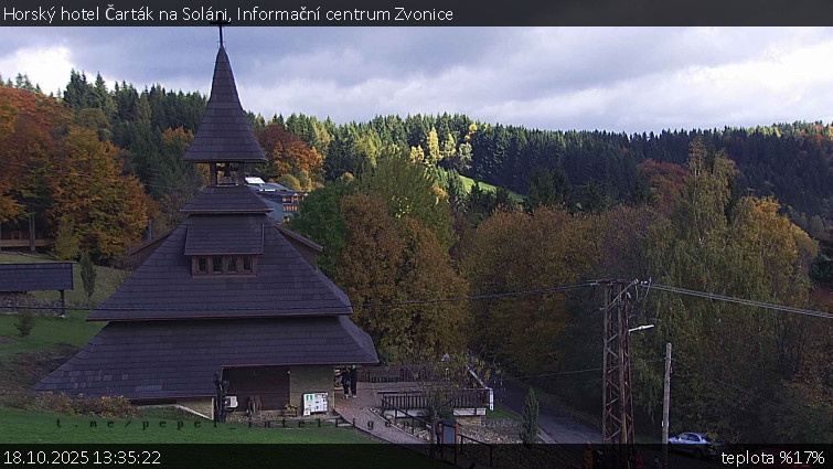 Horský hotel Čarták na Soláni - Informační centrum Zvonice - 18.10.2025 v 13:35 Horský hotel Čarták na Soláni - Informační centrum Zvonice - 18.10.2025 v 13:35