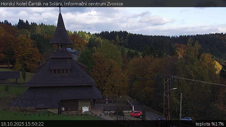 Horský hotel Čarták na Soláni - Informační centrum Zvonice - 18.10.2025 v 15:50 Horský hotel Čarták na Soláni - Informační centrum Zvonice - 18.10.2025 v 15:50