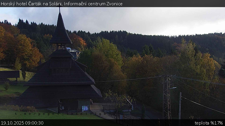 Horský hotel Čarták na Soláni - Informační centrum Zvonice - 19.10.2025 v 09:00 Horský hotel Čarták na Soláni - Informační centrum Zvonice - 19.10.2025 v 09:00