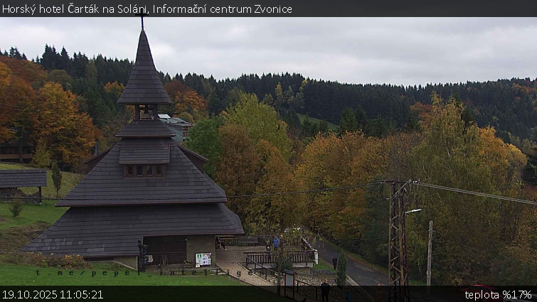 Horský hotel Čarták na Soláni - Informační centrum Zvonice - 19.10.2025 v 11:05 Horský hotel Čarták na Soláni - Informační centrum Zvonice - 19.10.2025 v 11:05