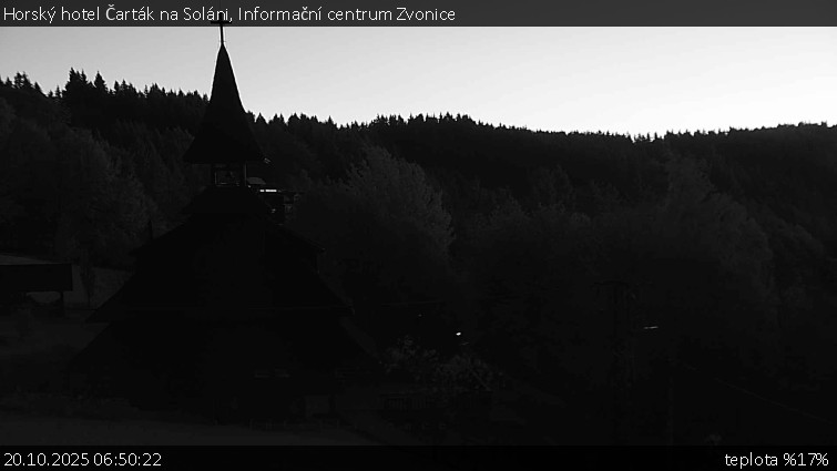 Horský hotel Čarták na Soláni - Informační centrum Zvonice - 20.10.2025 v 06:50 Horský hotel Čarták na Soláni - Informační centrum Zvonice - 20.10.2025 v 06:50