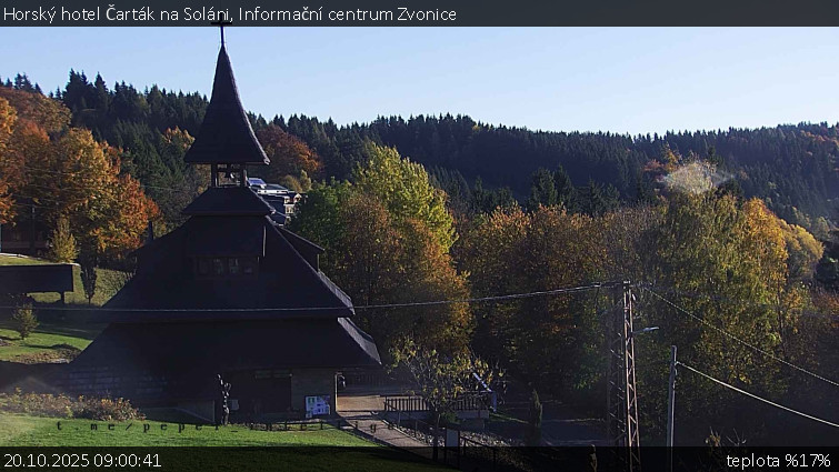 Horský hotel Čarták na Soláni - Informační centrum Zvonice - 20.10.2025 v 09:00 Horský hotel Čarták na Soláni - Informační centrum Zvonice - 20.10.2025 v 09:00