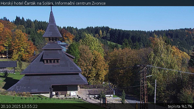 Horský hotel Čarták na Soláni - Informační centrum Zvonice - 20.10.2025 v 13:55 Horský hotel Čarták na Soláni - Informační centrum Zvonice - 20.10.2025 v 13:55