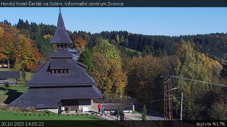 Horský hotel Čarták na Soláni - Informační centrum Zvonice - 20.10.2025 v 14:05 Horský hotel Čarták na Soláni - Informační centrum Zvonice - 20.10.2025 v 14:05