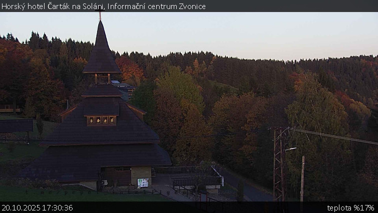 Horský hotel Čarták na Soláni - Informační centrum Zvonice - 20.10.2025 v 17:30 Horský hotel Čarták na Soláni - Informační centrum Zvonice - 20.10.2025 v 17:30