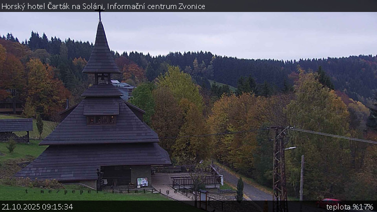 Horský hotel Čarták na Soláni - Informační centrum Zvonice - 21.10.2025 v 09:15 Horský hotel Čarták na Soláni - Informační centrum Zvonice - 21.10.2025 v 09:15