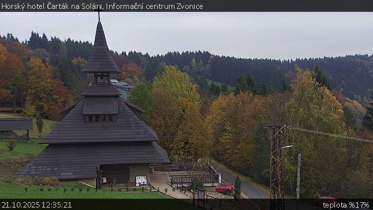 Horský hotel Čarták na Soláni - Informační centrum Zvonice - 21.10.2025 v 12:35 Horský hotel Čarták na Soláni - Informační centrum Zvonice - 21.10.2025 v 12:35