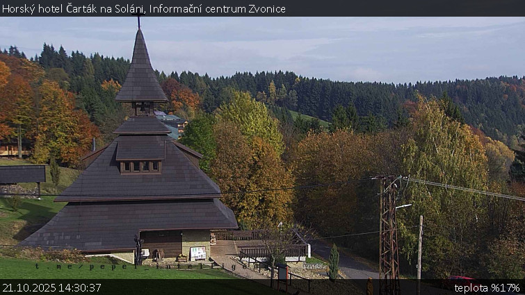 Horský hotel Čarták na Soláni - Informační centrum Zvonice - 21.10.2025 v 14:30 Horský hotel Čarták na Soláni - Informační centrum Zvonice - 21.10.2025 v 14:30