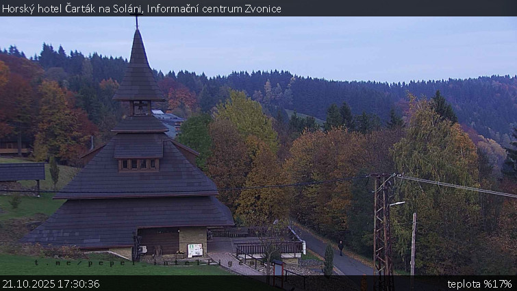 Horský hotel Čarták na Soláni - Informační centrum Zvonice - 21.10.2025 v 17:30 Horský hotel Čarták na Soláni - Informační centrum Zvonice - 21.10.2025 v 17:30