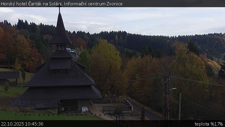 Horský hotel Čarták na Soláni - Informační centrum Zvonice - 22.10.2025 v 10:45 Horský hotel Čarták na Soláni - Informační centrum Zvonice - 22.10.2025 v 10:45