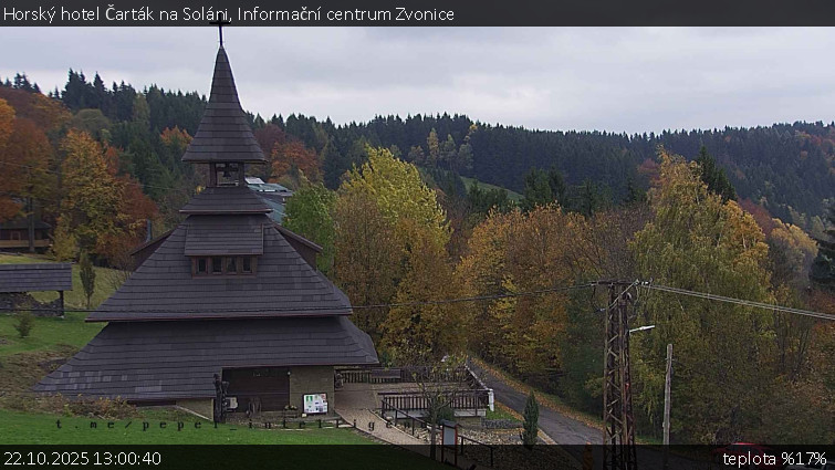 Horský hotel Čarták na Soláni - Informační centrum Zvonice - 22.10.2025 v 13:00 Horský hotel Čarták na Soláni - Informační centrum Zvonice - 22.10.2025 v 13:00