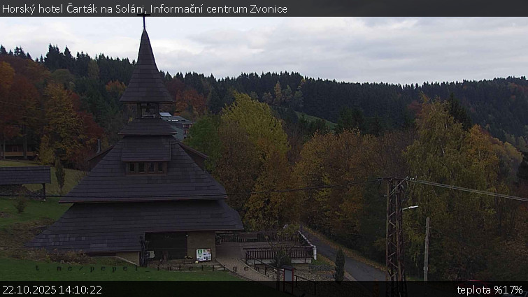 Horský hotel Čarták na Soláni - Informační centrum Zvonice - 22.10.2025 v 14:10 Horský hotel Čarták na Soláni - Informační centrum Zvonice - 22.10.2025 v 14:10