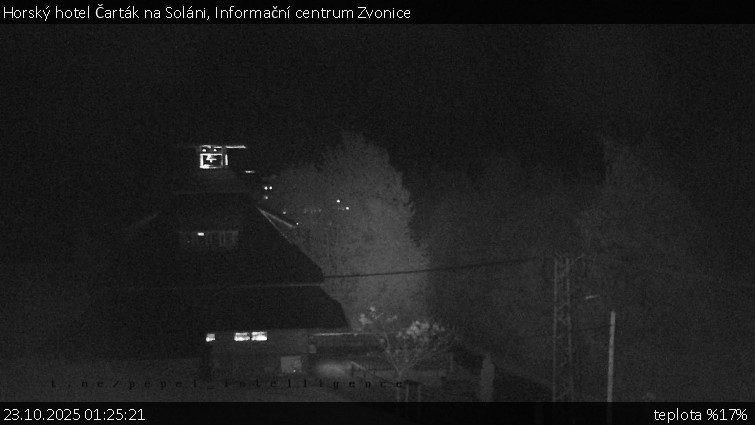 Horský hotel Čarták na Soláni - Informační centrum Zvonice - 23.10.2025 v 01:25 Horský hotel Čarták na Soláni - Informační centrum Zvonice - 23.10.2025 v 01:25