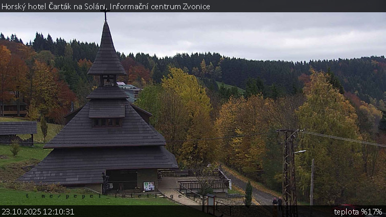 Horský hotel Čarták na Soláni - Informační centrum Zvonice - 23.10.2025 v 12:10 Horský hotel Čarták na Soláni - Informační centrum Zvonice - 23.10.2025 v 12:10