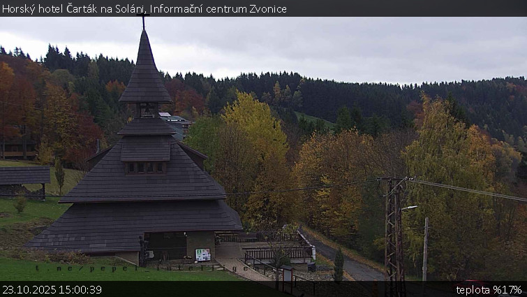 Horský hotel Čarták na Soláni - Informační centrum Zvonice - 23.10.2025 v 15:00 Horský hotel Čarták na Soláni - Informační centrum Zvonice - 23.10.2025 v 15:00